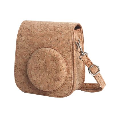 Aurgiarme for 11 Camera Cases Wood Grain Protective Carry Bag Shoulder Strap Storage Bag Protectors