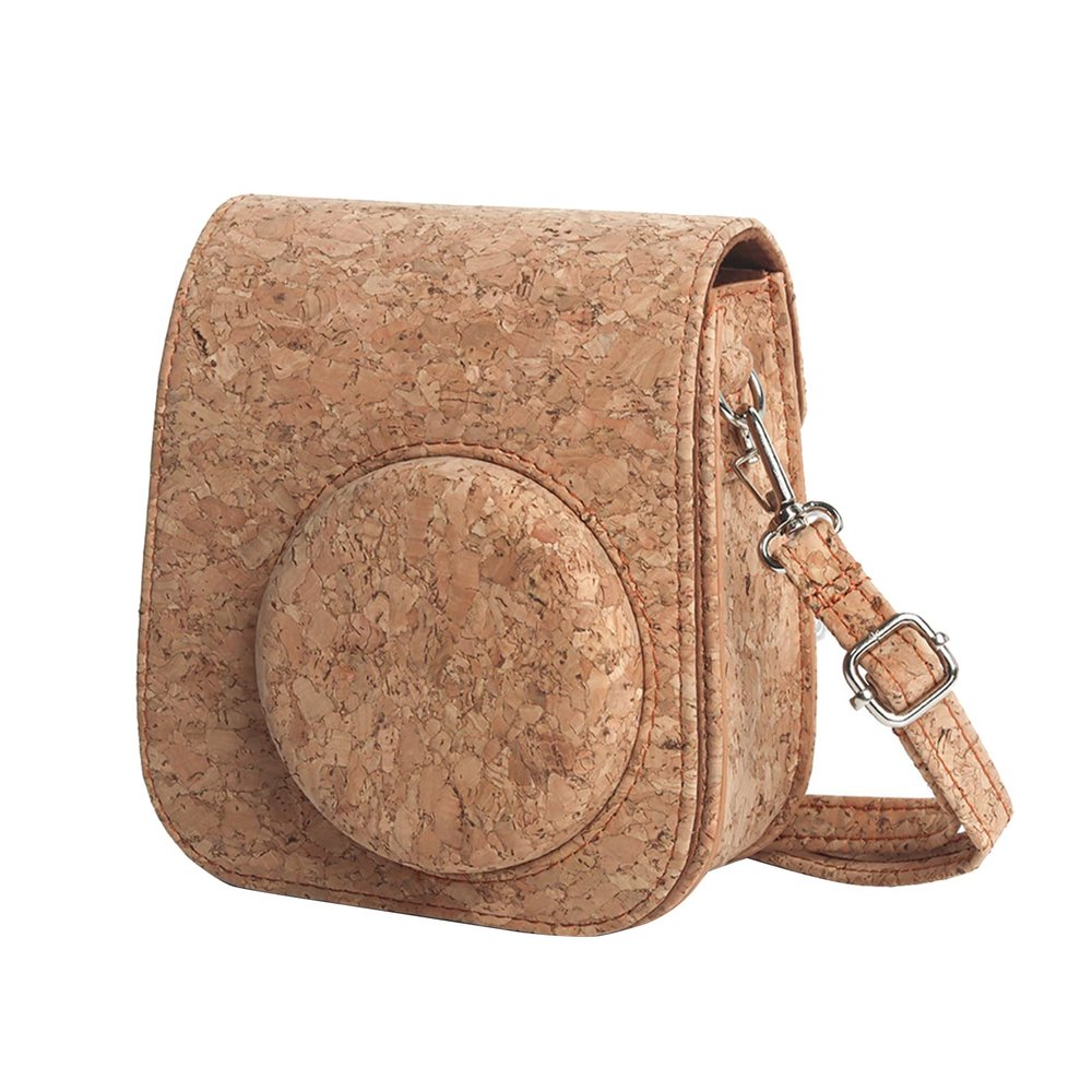 Aurgiarme for 11 Camera Cases Wood Grain Protective Carry Bag Shoulder Strap Storage Bag Protectors