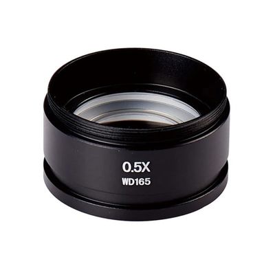 JOEBO Microscope Kit 0.5X/1.5X/2X Auxiliary Lens for Stereo Zoom Microscope XSZ7045 WD165mm/45mm/30mm Microscope Lens Adapters(0.5X)