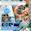 Digital Camera, Autofocus UHD 4K 48MP 16X Digital Zoom Vlogging Camera with Dual Lens, 2.8 Inch Screen Compact Photo Shoot Camera for Beginners,32GB Card(Black) view 2