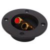 2 Way Stereo Speaker Box Terminal Cup Double Binding Posts Speaker Terminal Plate for Car RV Yacht Audio view 2