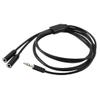 YUGSHNKFC 2 in 1 Headsets Adapter Microphones Headphone Splitter 3.5mm Male/Female to 2 Female/Male Adapter Cable for Smartphones view 1