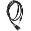 YUGSHNKFC 2 in 1 Headsets Adapter Microphones Headphone Splitter 3.5mm Male/Female to 2 Female/Male Adapter Cable for Smartphones view 2