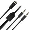 YUGSHNKFC 2 in 1 Headsets Adapter Microphones Headphone Splitter 3.5mm Male/Female to 2 Female/Male Adapter Cable for Smartphones view 4