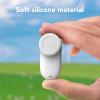 2 Pcs Silicone Lens Cap for GO 3S, Camera Lens Protective Cover, Anti Scratch Lens Cover, Black and White, Accessories for GO 3S view 3