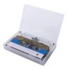 Blank Cassette Tapes,60 Minute Dictating Audio Cassettes,Low Noise High Output Blank Audio Tapes Clear Audio Cassette Tape(1PC,White) view 1