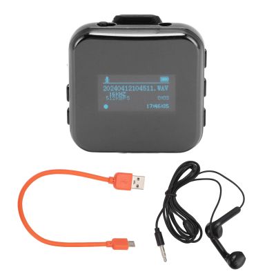 Mp3 Player High Definition Noise Reduction HiFi Ebook Reader Ai Sync Portable Mp3 Music Player with Removable Clip,Lossless Music Playback,for Reading Or Listening to Songs (4G)