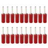 Baxnore J.10001 20 Pcs Pin Banana Plug, Brass 2 mm Male Connector Accessory Set Kit, Waterproof Banana Plug Connector for Speaker Cables Amplifiers (Red) view 1