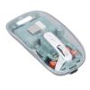 ANGGREK Mouse, BT1 BT2 2.4GHz Clear Mouse Compact Adjustable DPI Rechargeable Metal Scroll 3 Mode for Laptop for (Green) view 1