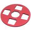 1/4 10.5 Inch Tape Reel, Wind 4 Hole Open Reel Sound Takeup Reel Universal Replacement for Reel to Reel Tape Player (Red) view 2