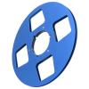 ANGGREK 1/4 10.5 Inch Tape Reel, Wind 4 Hole Open Reel Sound Takeup Reel Universal Replacement for Reel to Reel Tape Player (Blue) view 4
