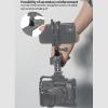 Aluminum Alloy Mini Tripod Mount 1/4" Screw to 3-Slot Metal Adapter Replacement Parts for Go-pro view 2