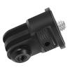 Aluminum Alloy Mini Tripod Mount 1/4" Screw to 3-Slot Metal Adapter Replacement Parts for Go-pro view 3