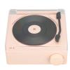 ANGGREK 5.0 Turntable, Alarm Clock Lightweight Long Battery Life Record Player for Laptops for Phones (Dusty Roseate) view 1