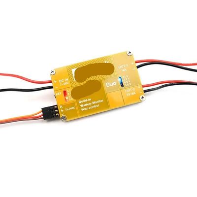Matek System UBEC Duo 4A 5V to 12V and 4A 5V Power Supply Compatible with RC Quadcopter RC Airplane and Multicopter Compatible with Various Models(5 Pieces)