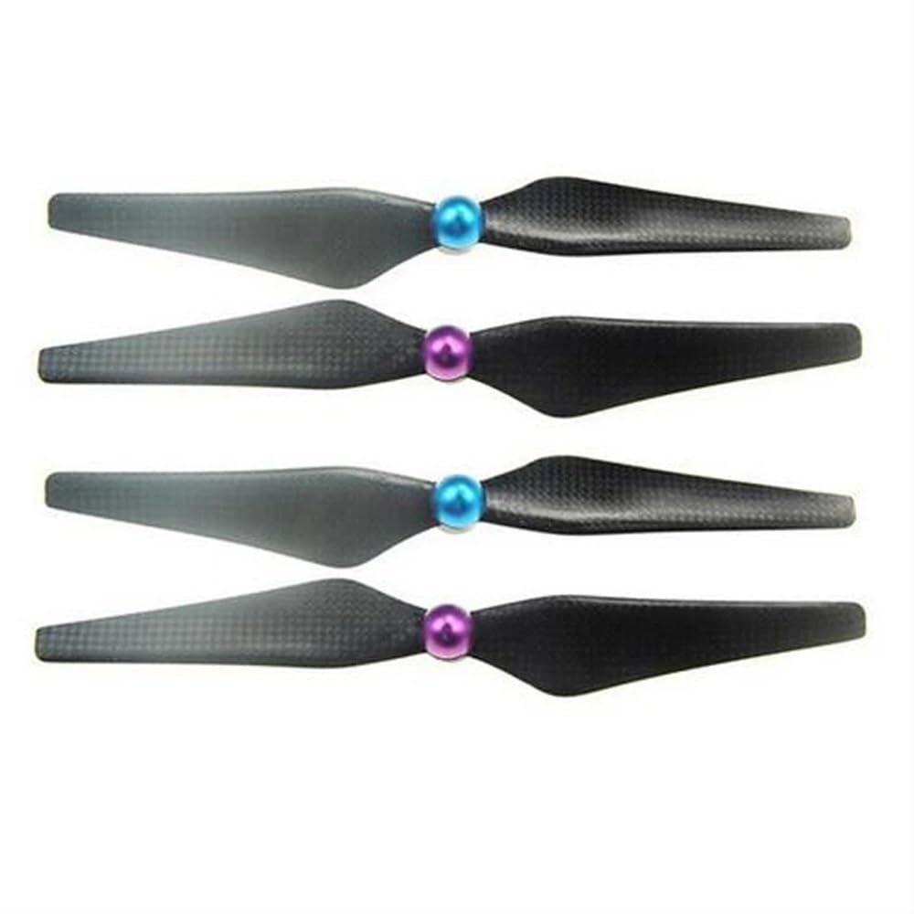 2 Pairs Carbon Fiber 9450 Self-Locking Propellers Compatible with X4 PRO H109S Drone Quadcopter Spare Parts