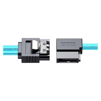 ACGTUY SATA 3.0 Cable Left Right Up Down SATA 3.0 III SATA3 6GB/s Data Cable Cord Cable Dual Channel Hard Drive Data Cable(60cm,ST-Right)