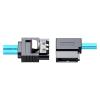 ACGTUY SATA 3.0 Cable Left Right Up Down SATA 3.0 III SATA3 6GB/s Data Cable Cord Cable Dual Channel Hard Drive Data Cable(60cm,ST-Right) view 1