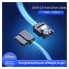 ACGTUY SATA 3.0 Cable Left Right Up Down SATA 3.0 III SATA3 6GB/s Data Cable Cord Cable Dual Channel Hard Drive Data Cable(60cm,ST-Right) view 4