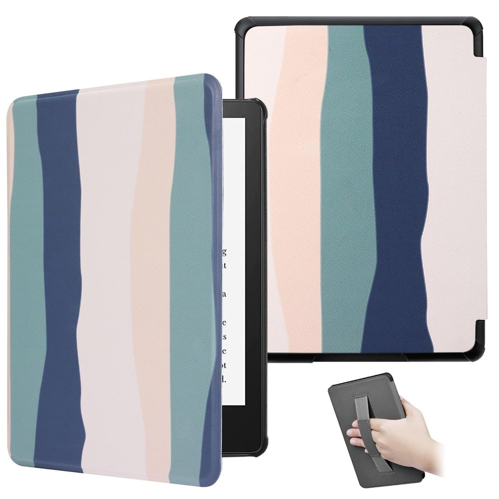 ZSLVPN Case for 7'' Kindle Paperwhite 12th Generation and Kindle Colorsoft Signature Edition 2024 Released - Lightweight Durable Premium PU Leather All New Cover with Hand Strap, Auto Wake/Sleep