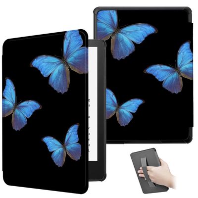 ZSLVPN Case for 7'' Kindle Paperwhite 12th Generation and Kindle Colorsoft Signature Edition 2024 Released - Lightweight Durable Premium PU Leather New Cover with Hand Strap, Auto Wake/Sleep