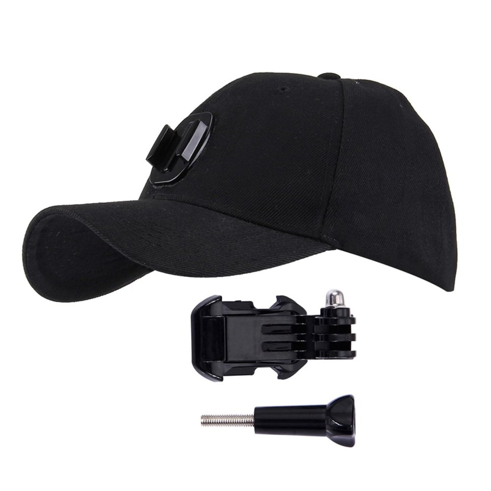 Buckle Mount Outdoor Baseball Cap for Go-Pro Hero 5 Session/5/4 Session/4/3+/3/2/1 Action Camera