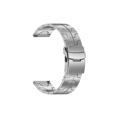 AMYEH 22mm Titanium Strap fit for Huawei Watch GT5 GT4 46mm Watch 4/4 Pro Smart Watch Band for Amazfit Balance GTR 4 3 2 Business Bracelet(Silver,For Huawei GT 4 46mm)