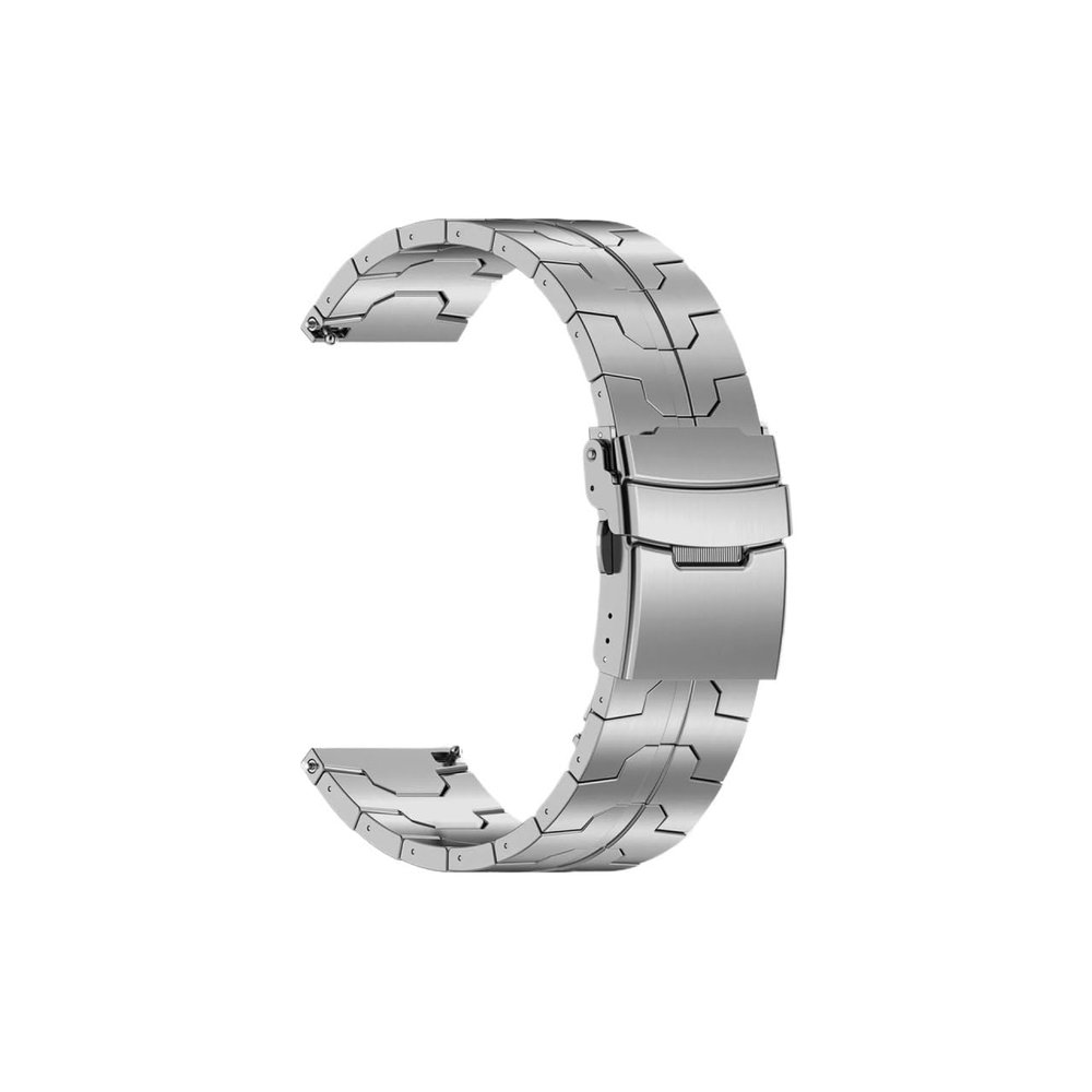 AMYEH 22mm Titanium Strap fit for Huawei Watch GT5 GT4 46mm Watch 4/4 Pro Smart Watch Band for Amazfit Balance GTR 4 3 2 Business Bracelet(Silver,For Huawei GT 4 46mm)