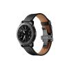 20mm 22mm Leather Band fit For Samsung Galaxy watch 7 6 4 Classic/5 pro/Active 2/3/42mm/46mm 44mm bracelet fit for Huawei GT/2/3 Pro 4 strap(Silver button white,Galaxy 46mm-Gear S3) view 3