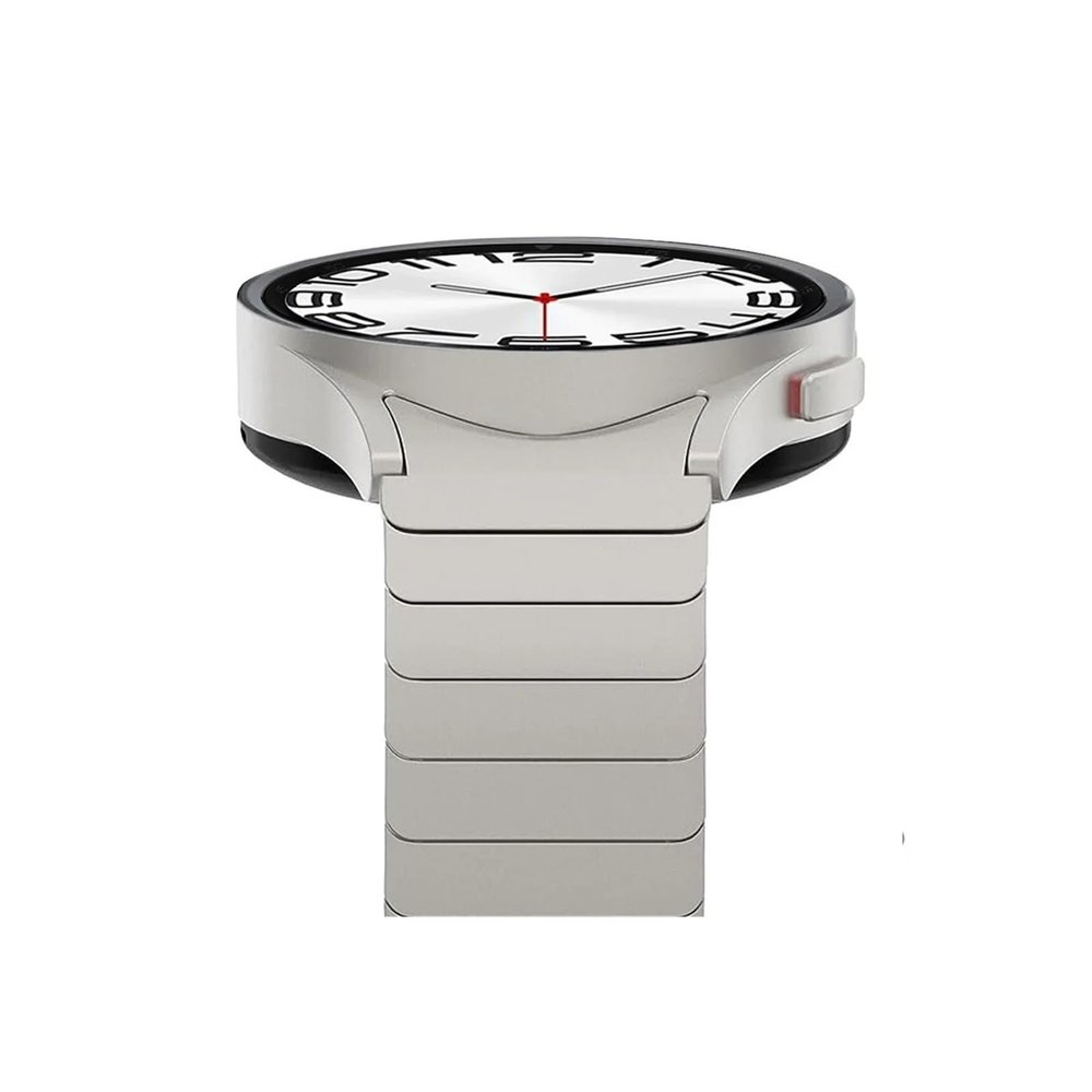 Bracelet fit for Samsung galaxy watch 7 6 classic 47 43mm band 4 42 46mm no gaps stainless steel strap fit for watch4 5 pro 44mm 40 45mm(Titanium color,For Watch 4 Classic 46mm)