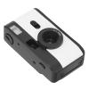 35mm Retro Camera, ABS Optical Glass 1.2MInfinity 35mm Film Camera 28MM F/8 Lens Built in Flash Lightweight for Photography (Black White) view 4