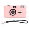 35mm Retro Camera, ABS Optical Glass 1.2MInfinity 35mm Film Camera 28MM F/8 Lens Built in Flash Lightweight for Photography (Pink) view 4