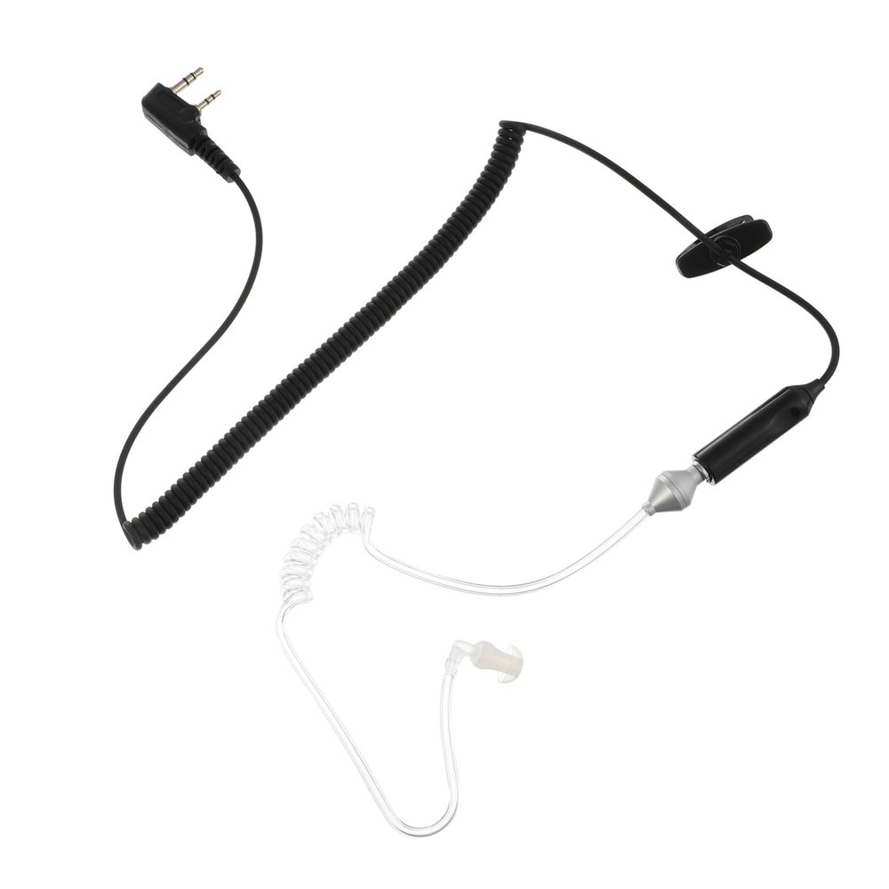 CAXUSD Intercom Wired Headset 3.5mm Jack 2 Pin Earphone Adapter for Hands and Private Communication
