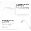 CAXUSD Intercom Wired Headset 3.5mm Jack 2 Pin Earphone Adapter for Hands and Private Communication view 4