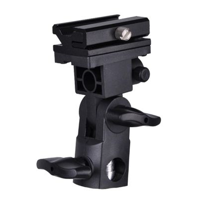 CIYODO Flash Stand Bracket with Pitch Angle for DSLR Cameras Lightweight Mount for Speedlight Umbrella and Accessories Camera Flash Bracket for Photography