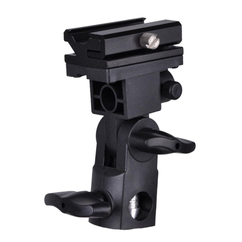 CIYODO Flash Stand Bracket with Pitch Angle for DSLR Cameras Lightweight Mount for Speedlight Umbrella and Accessories Camera Flash Bracket for Photography