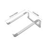 CAXUSD Aluminum Laptop Stand with Height Ergonomic Desktop Riser for Notebook Cooling Portable Folding Holder for Use view 2
