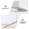 CAXUSD Aluminum Laptop Stand with Height Ergonomic Desktop Riser for Notebook Cooling Portable Folding Holder for Use view 3