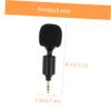 CAXUSD 3.5mm Stereo Mic Bendable Computer Microphone Omnidirectional Microphone for Living Singing view 2