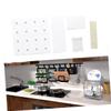 SOESFOUFU White Wall Shelves Storage Rack Shelf Box Bracket Decorative Storage Holder for Routers Toys Cd for Living Bedroom view 2