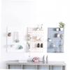 SOESFOUFU White Wall Shelves Storage Rack Shelf Box Bracket Decorative Storage Holder for Routers Toys Cd for Living Bedroom view 4