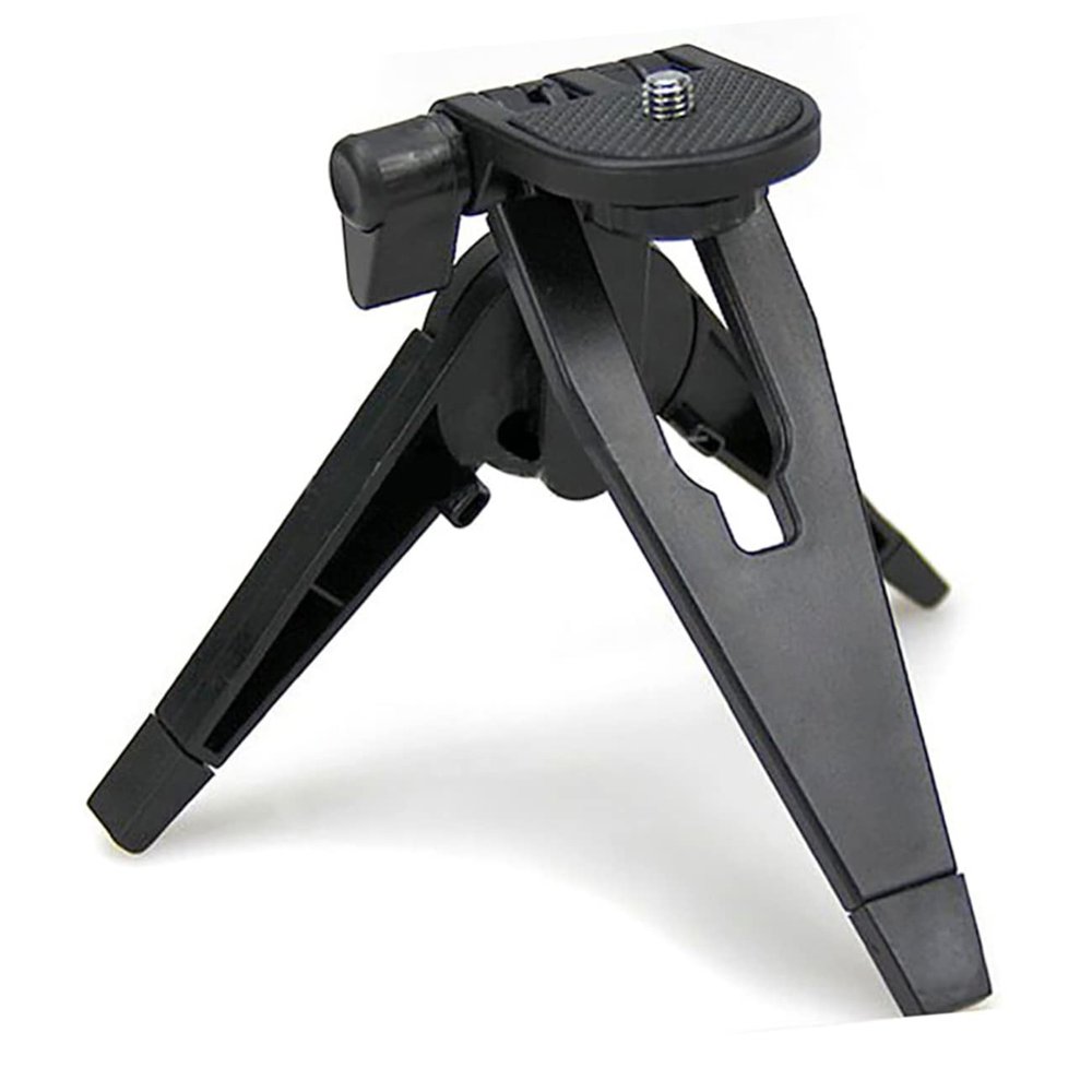 Mikikit Mini Tripod Mount Desktop Camera Stand Selfie Stick Holder Cameras Series Compatible Aluminum Abs Durable