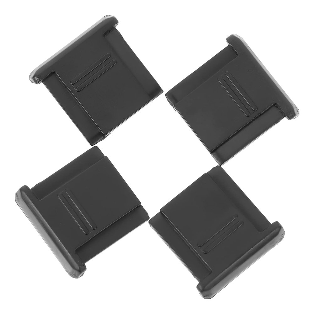 KICHOUSE 4pcs Camera Hot Shoe Cover Hot Shoe Mount Camera Accessories Protective Cap