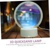 HONMEET Quicksand Lamp for Relaxing Desk Decor Elegant Moving Sand Light Dynamic Night Light for Home Office and Study view 4