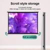 HVENNUXXG Portable Projector Screen Manual Pull-Down Projection Screen, 40 50 60 72 Inch 4:3 16:9 Home Theater Video Moive Screen for Indoor Outdoor, Wall/Ceiling Mount(72 Inch/16:9) view 2