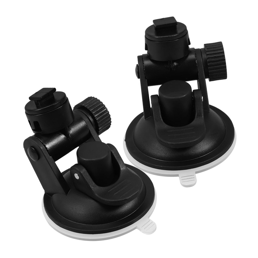 Hoement 2pcs Car Dash Cam Mount Holder with Strong Suction Cup Design Durable and Portable Dash Camera Bracket for Secure Attachment Any Vehicle