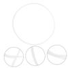 FOYTOKI Bar Stool Floor Protector Ring Non-Slip Rubber Base Ring for Floors Diameter Easy to Install for Homes Bars and Restaurants view 3