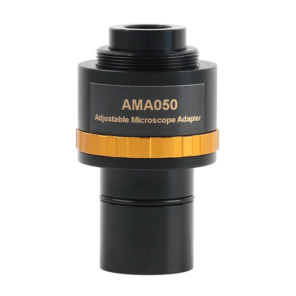 JOEBO Microscope Kit 0.37X 0.5X 0.75X Focusable Microscope Electronic, 23.2mm Video Microscope Camera Microscope Lens Adapters(AMA050 0.5X)