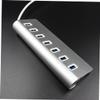 CAXUSD Portable Port USB Hub for Pc Compact Data Hub for Multiple Devices High-Speed Data Transfer USB Adapter for Laptops and Gaming Consoles view 2