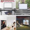 TAJMDGW Portable Tabletop Projector Screen 20" 30" 40" 50" Manual Pull-Out Movie Screen, Retractable Self Standing Video Projection Screens Office Camping(50inch-16:9) view 4